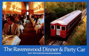 WI - Waukesha. Ravenswood Dinner & Party Car, E. Troy Electric RR Museum