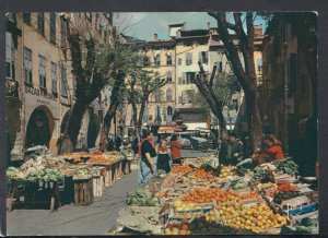 France Postcard - Grasse (Alpes-Maritimes) - Le Marche Au Millieu...   T8556