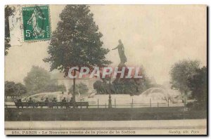 Old Postcard New Paris basin instead of the Nation