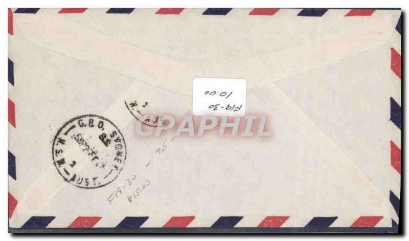 Letter 1 flight Noumea New Caledonia Sydney February 26, 1947