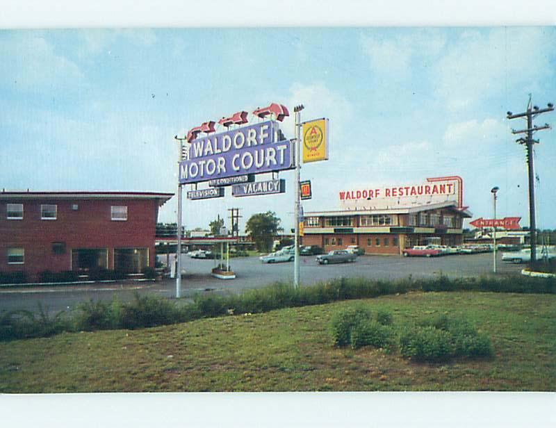 Unused Pre-1980 WALDORF MOTEL & RESTAURANT Waldorf Maryland MD M3877-22