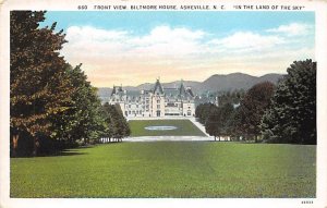 Front View, Biltmore House Asheville, North Carolina NC  