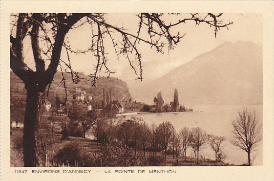 France Environs D'Annecy La Pointe de Menthon