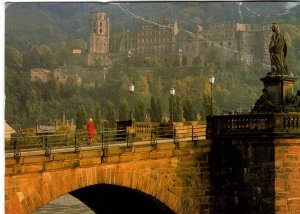 Woman on a Bridge, Heidelburg, Germany, Photo Alexander Hubrich, Used 1993