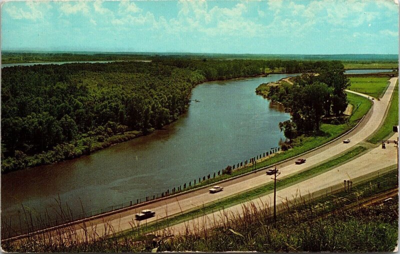 View Three States From High Point Sioux City Iowa IA Postcard UNP VTG Unused 