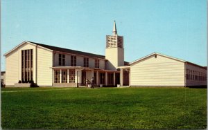 Vtg Base Chapel Dover Air Force Base Dover Delaware DE Unused Postcard