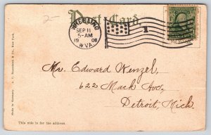 Wheeling West Virginia~Mt De Chantal Academy Bldg~Cupola~Eclecticism~1908 PC