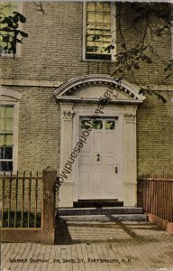 Warner Doorway 1718 Daniel St. Portsmouth NH Postcard PC293