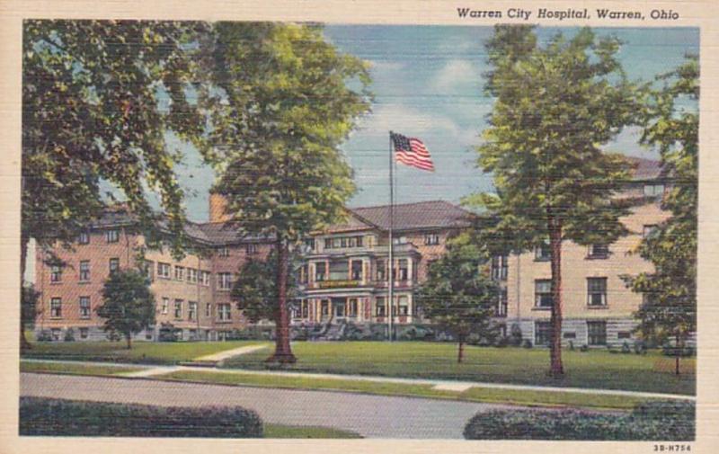 Ohio Warren Warren City Hospital Curteich