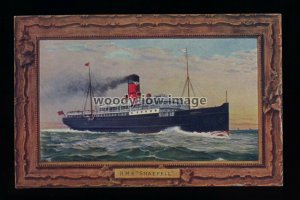 f2095 - Isle of Man Ferry - Snaefell - postcard art