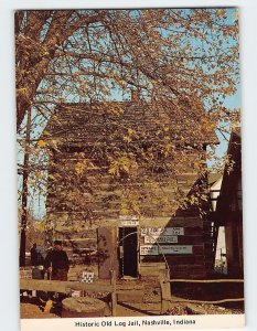 M-112265 Historic Old Log Jail Brown County Nashville Indiana USA