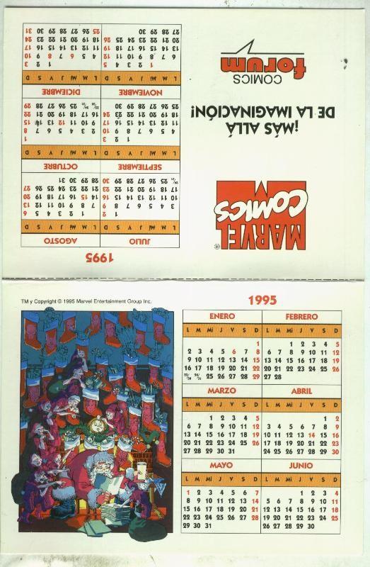 Postal : calendario mesa Forum 1995