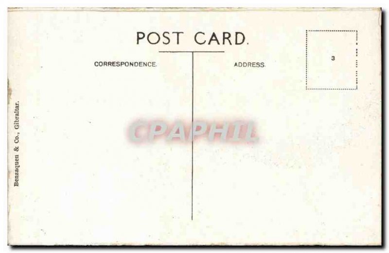 Gibraltar Postcard Old Main street