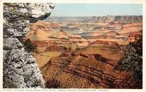 H20/ Fred Harvey Vintage Postcard c1920 grand Canyon National Park Birdseye 4