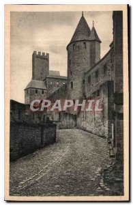 Postcard Old Cite Carcassonne Chateau and the Porte d'Aude