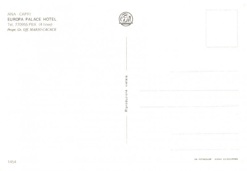 Europa Palace Hotel,Capri,Italy