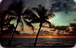 Hawaii Beautiful Sunset 1968