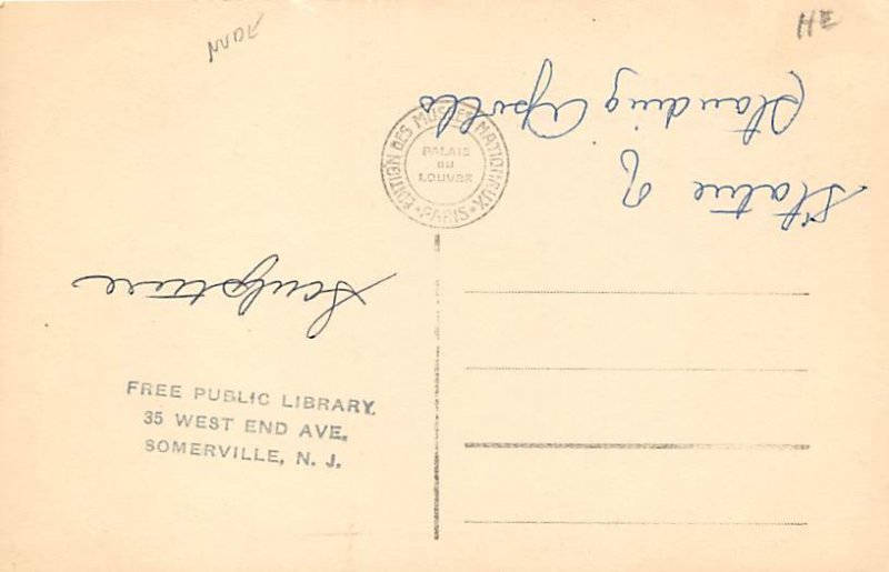 Musee Du Louvre Bonus Eventus Writing on Back 