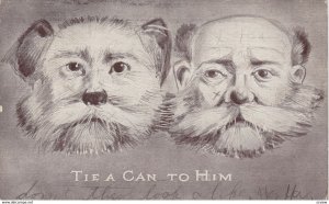 Lion Faced Man , Tie a can to Him , 1909