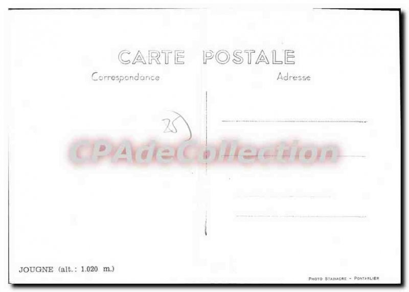 Postcard Modern Jougne