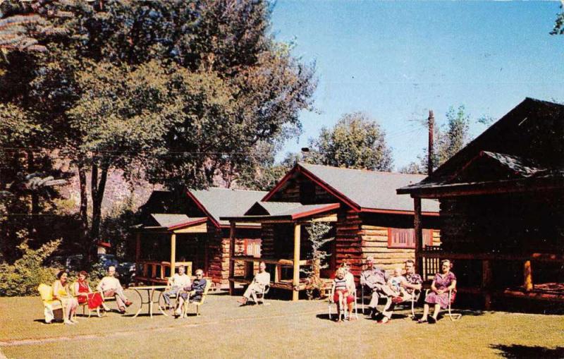 Glenwood Springs Colorado Kenrose Cottage Court Vintage Postcard J71217