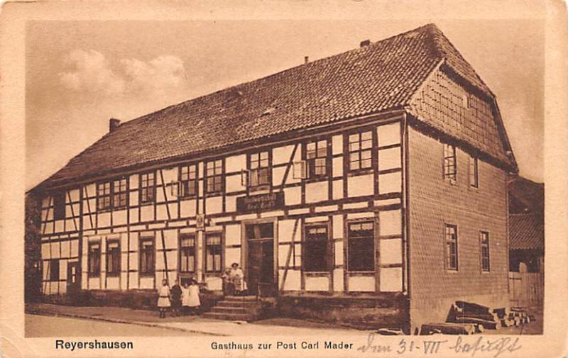 Reyershausen Germany Gasthaus zur Post Carl Mader Reyershausen Gasthaus zur P...