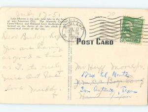 Linen PANORAMIC VIEW Oakland California CA hp4628