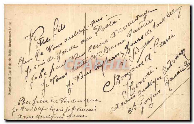 Postcard Old koln Totalansicht Charter