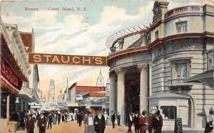 Bowery Coney Island, NY, USA Amusement Park 1907 