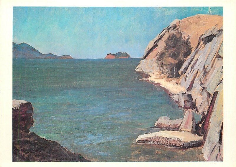 Russia Baikal lake lot of 16 fine art scenic postcards