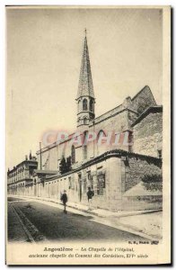 Old Postcard Angouleme The Chapel of The Old Chapel Hospital of Couvent des C...