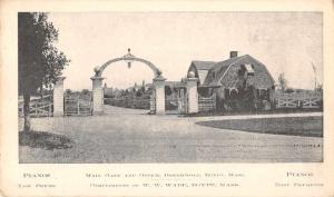Egypt Massachusetts Dreamworld Main Gate and Office Antique Postcard J75240