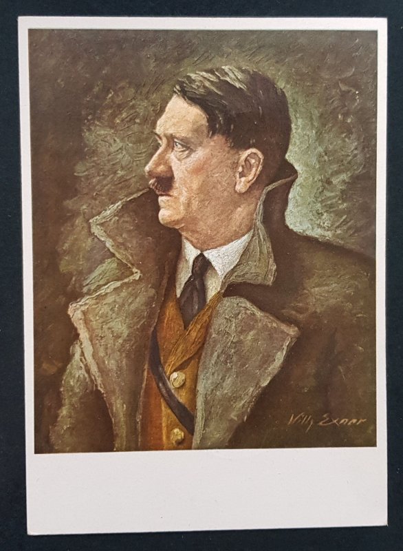 German Empire Third 3rd Reich Propaganda - Hitler Artists Drawing Willie Exner
