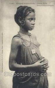 Jeune Fille Maure Pourougne African Nude Unused 