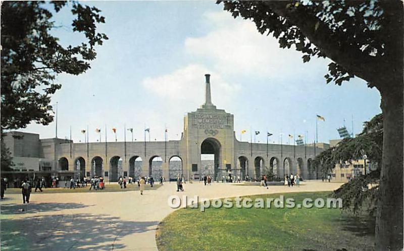 World Famous Los Angeles Coliseum Los Angeles, California, CA, USA Stadium Un...