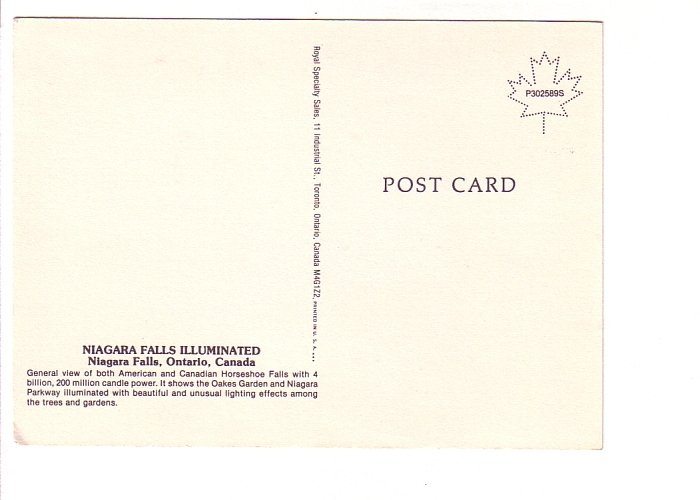 Illuminated, Niagara Falls, Ontario,