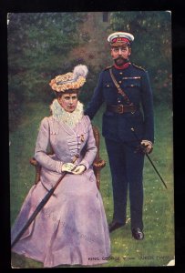 ROY598 - King George V - Tuck's King George V & Queen Mary Postcard