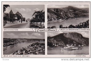 RP; 4-Views, ERPEL, Rhineland-Palatinate, Germany;  1930-1950s