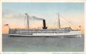 Calvin Austin Eastern Steamship Lines Ferry Boat Ship 