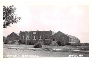 Tipton Public School - Missouri MO Postcard