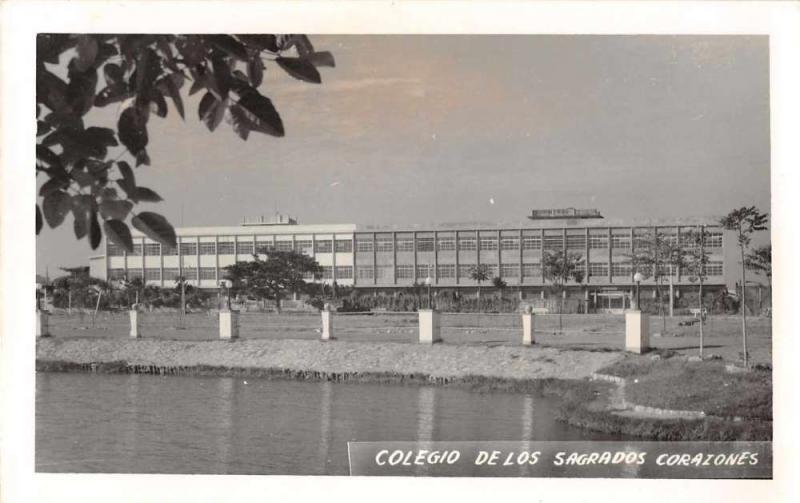 Ecuador Colegio de los Sagrados Crazones Real Photo Antique Postcard J66517