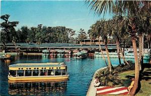 FL, Silver Springs, Florida, Docks, Glass Bottom Boats, Dukane No. D01394