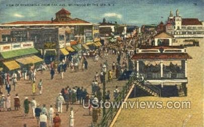 Boardwalk in Wildwood-by-the Sea, New Jersey