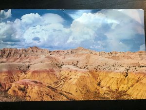 Vintage Postcard 1939-1960 Oversized Badlands Hell's 10,000 Acres South Dakota