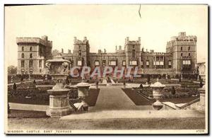 Postcard Old Windsor Castle East Terrace