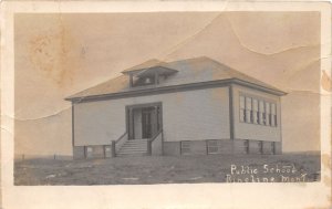 J4/ Ringling Montana RPPC Postcard c1910 Public School Building 191