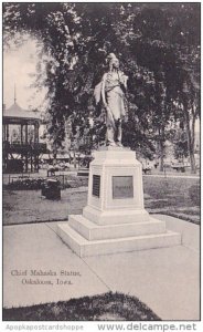 Iowa Oskaloosa Chief Mahaska Statue