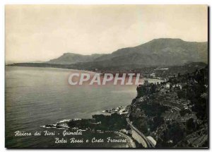 Postcard Modern Riviera dei Fiori Balzi Rossi Grimaldi e Costa Francese