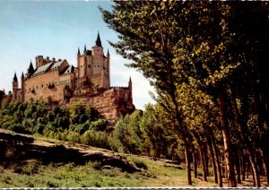 Spain Segovia El Alcazar Castle The Eastern Facade