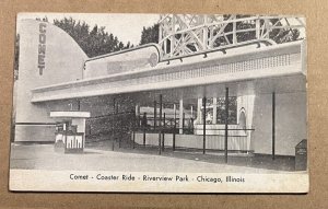 (CARDBOARD LIKE STOCK) PC UNUSED - COMET COASTER, RIVERVIEW PARK, CHICAGO, ILL.